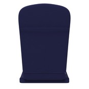 Charlestown Set of 2 All Weather Indoor/Outdoor High Back Adirondack Chair Cushions, Patio Furniture Replacement Cushions - Blue, JJ-CSN14501-BL-2-GG