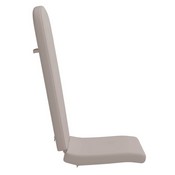Charlestown Set of 2 All Weather Indoor/Outdoor High Back Adirondack Chair Cushions, Patio Furniture Replacement Cushions - Cream, JJ-CSN14501-CREAM-2-GG