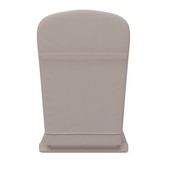 Charlestown Set of 2 All Weather Indoor/Outdoor High Back Adirondack Chair Cushions, Patio Furniture Replacement Cushions - Cream, JJ-CSN14501-CREAM-2-GG