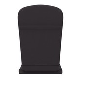 Charlestown Set of 2 All Weather Indoor/Outdoor High Back Adirondack Chair Cushions, Patio Furniture Replacement Cushions - Gray, JJ-CSN14501-GY-2-GG