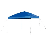 10'x10' Blue Outdoor Pop Up Event Slanted Leg Canopy Tent with Carry Bag, JJ-GZ1010-BL-GG