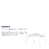 10'x10' White Outdoor Pop Up Event Slanted Leg Canopy Tent with Carry Bag, JJ-GZ1010-WH-GG
