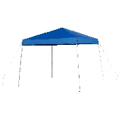 8'x8' Blue Outdoor Pop Up Event Slanted Leg Canopy Tent with Carry Bag, JJ-GZ88-BL-GG