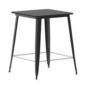 Declan Commercial Indoor/Outdoor Bar Top Table, 31.5