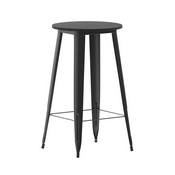 Declan Commercial Indoor/Outdoor Bar Top Table, 23.75
