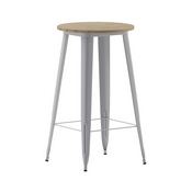 Declan Commercial Indoor/Outdoor Bar Top Table, 23.75