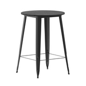 Declan Commercial Indoor/Outdoor Bar Top Table, 30