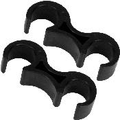 Black Plastic Ganging Clips - Set of 2, LE-3-BK-GANG-GG