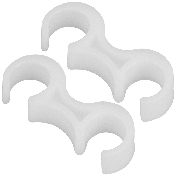 White Plastic Ganging Clips - Set of 2, LE-3-WHITE-GANG-GG