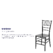 HERCULES Series Black Resin Stacking Chiavari Chair, LE-BLACK-M-GG