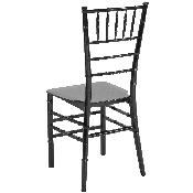 HERCULES Series Black Resin Stacking Chiavari Chair, LE-BLACK-M-GG
