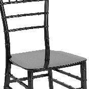 HERCULES Series Black Resin Stacking Chiavari Chair, LE-BLACK-M-GG