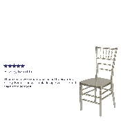 HERCULES PREMIUM Series Champagne Resin Stacking Chiavari Chair, LE-CHAMP-GG
