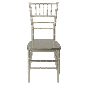 HERCULES PREMIUM Series Champagne Resin Stacking Chiavari Chair, LE-CHAMP-GG