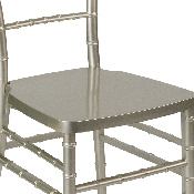HERCULES PREMIUM Series Champagne Resin Stacking Chiavari Chair, LE-CHAMP-GG