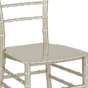 HERCULES Series Champagne Resin Stacking Chiavari Chair, LE-CHAMP-M-GG