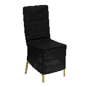Black Fabric Chiavari Chair Storage Cover, LE-COVER-GG