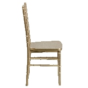 HERCULES PREMIUM Series Gold Resin Stacking Chiavari Chair, LE-GOLD-GG