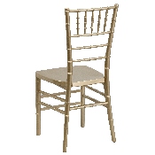 HERCULES PREMIUM Series Gold Resin Stacking Chiavari Chair, LE-GOLD-GG