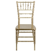 HERCULES PREMIUM Series Gold Resin Stacking Chiavari Chair, LE-GOLD-GG