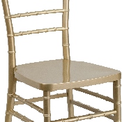 HERCULES PREMIUM Series Gold Resin Stacking Chiavari Chair, LE-GOLD-GG