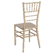 HERCULES Series Gold Resin Stacking Chiavari Chair, LE-GOLD-M-GG