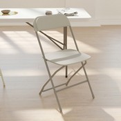 HERCULES Series 650 lb. Capacity Premium Beige Plastic Folding Chair, LE-L-3-BEIGE-GG