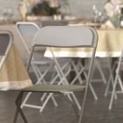 HERCULES Series 650 lb. Capacity Premium Beige Plastic Folding Chair, LE-L-3-BEIGE-GG