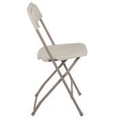 HERCULES Series 650 lb. Capacity Premium Beige Plastic Folding Chair, LE-L-3-BEIGE-GG