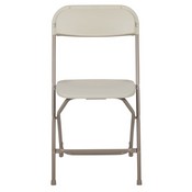 HERCULES Series 650 lb. Capacity Premium Beige Plastic Folding Chair, LE-L-3-BEIGE-GG