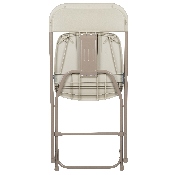 HERCULES Series 650 lb. Capacity Premium Beige Plastic Folding Chair, LE-L-3-BEIGE-GG