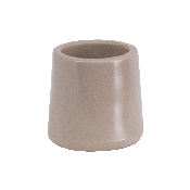 Beige Replacement Foot Cap for Beige and Brown Plastic Folding Chairs, LE-L-3-BGE-CAPS-GG