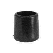 Black Replacement Foot Cap for Plastic Folding Chairs, LE-L-3-BK-CAPS-GG