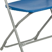 HERCULES Series 650 lb. Capacity Premium Blue Plastic Folding Chair, LE-L-3-BLUE-GG