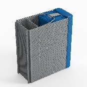 HERCULES Series 650 lb. Capacity Premium Blue Plastic Folding Chair, LE-L-3-BLUE-GG