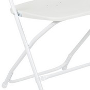 HERCULES Series 650 lb. Capacity Premium White Plastic Folding Chair, LE-L-3-WHITE-GG