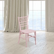 Kids Pink Resin Chiavari Chair, LE-L-7K-PK-GG