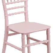 Kids Pink Resin Chiavari Chair, LE-L-7K-PK-GG