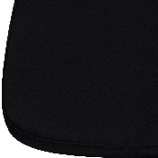 Soft Black Fabric Chiavari Chair Cushion, LE-L-C-BLACK-GG