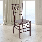 HERCULES Series Mahogany Resin Stacking Chiavari Chair, LE-MAHOGANY-M-GG