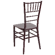 HERCULES Series Mahogany Resin Stacking Chiavari Chair, LE-MAHOGANY-M-GG