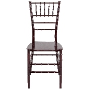 HERCULES Series Mahogany Resin Stacking Chiavari Chair, LE-MAHOGANY-M-GG