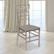 HERCULES PREMIUM Series Pewter Resin Stacking Chiavari Chair, LE-PEWTER-GG