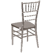 HERCULES PREMIUM Series Pewter Resin Stacking Chiavari Chair, LE-PEWTER-GG
