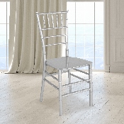 HERCULES Series Silver Resin Stacking Chiavari Chair, LE-SILVER-M-GG
