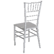 HERCULES Series Silver Resin Stacking Chiavari Chair, LE-SILVER-M-GG
