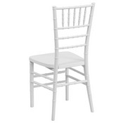 HERCULES PREMIUM Series White Resin Stacking Chiavari Chair, LE-WHITE-GG