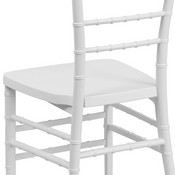 HERCULES PREMIUM Series White Resin Stacking Chiavari Chair, LE-WHITE-GG