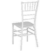 HERCULES Series White Resin Stacking Chiavari Chair, LE-WHITE-M-GG