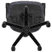 Flash Fundamentals Mid-Back Gray Mesh Swivel Ergonomic Task Office Chair with Arms, BIFMA Certified, LF-118P-T-GY-GG